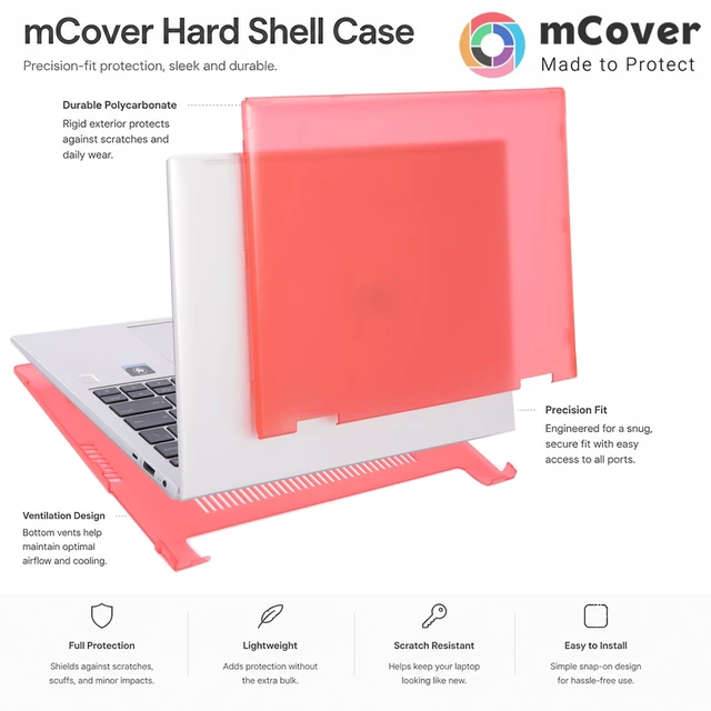 Alt view image 5 of 5 - mCover Case Compatible ONLY for 2022~2024 13.3" HP EliteBook 830 ^^ 835 G9 / G10 and Elite x360 830 G9 / G10 2-in-1 Windows Laptop (NOT Fitting Any Other HP Models) - Aqua
