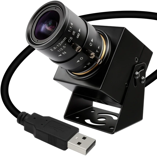 Main image of IFWATER 90fps Global Shutter High Speed USB Camera, 2.8-12mm 4X Manual Zoom Varifocal Lens, 1200P Golf Swing Camera Plug & Play for Laptop, Raspberry Pi, Mac OS & Jetson Nano