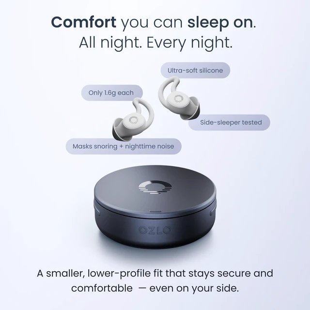 Alt view image 3 of 5 - Ozlo Sleepbuds 2 - Sleep Earbuds, Snoring & Noise Masking Headphones
