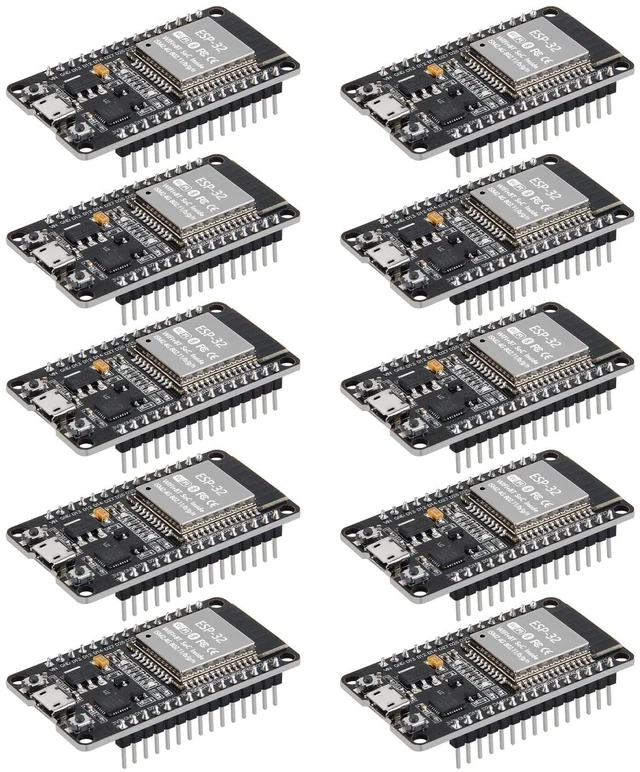 Main image of 10pcs ESP32 ESP-32 CP2012 30 Pin WiFi+Bluetooth Dual Core ESP32-DevKitC-32 Development Board Module STA/AP/STA+AP