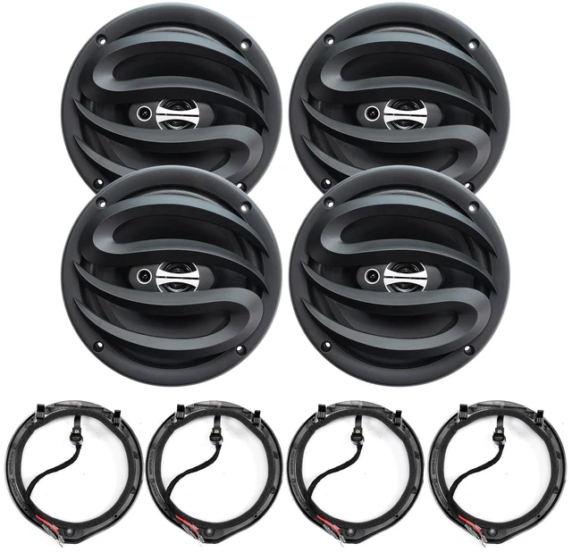 Main image of 6.5" Car Audio Door Speakers (2-Pairs) for Honda Accord/Civic/CR-V/Acura