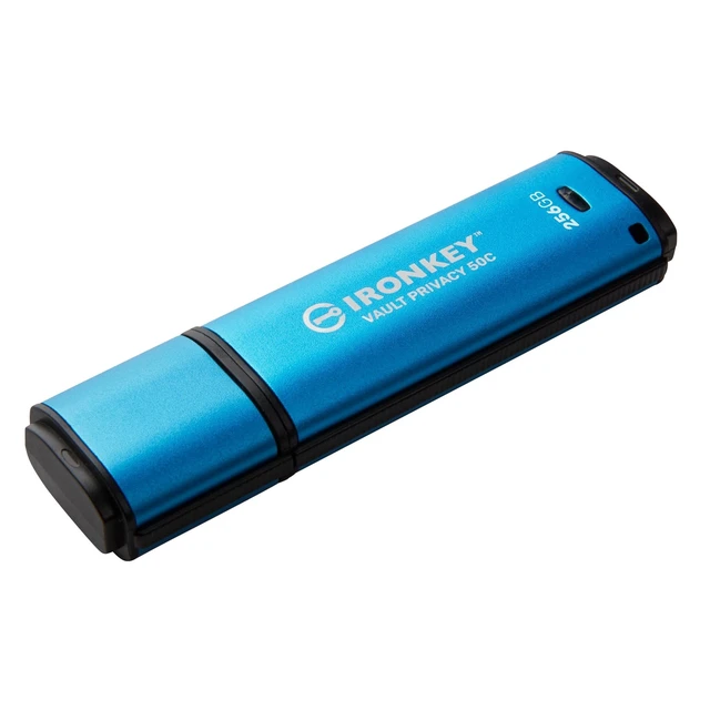 Alt view image 2 of 5 - Kingston IronKey Vault Privacy 50 USB-C 256GB Flash Drive