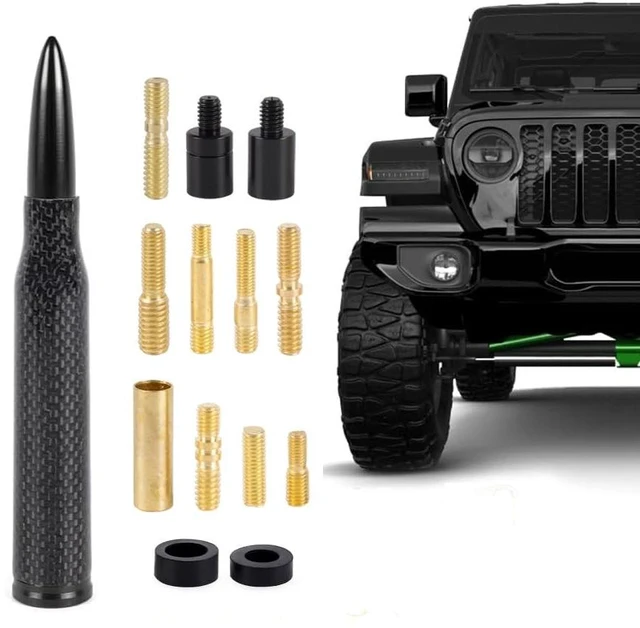 Main image of KARTONMOTOR 50 Cal Bullet Antenna for Trucks & SUVs 5.5" Universal