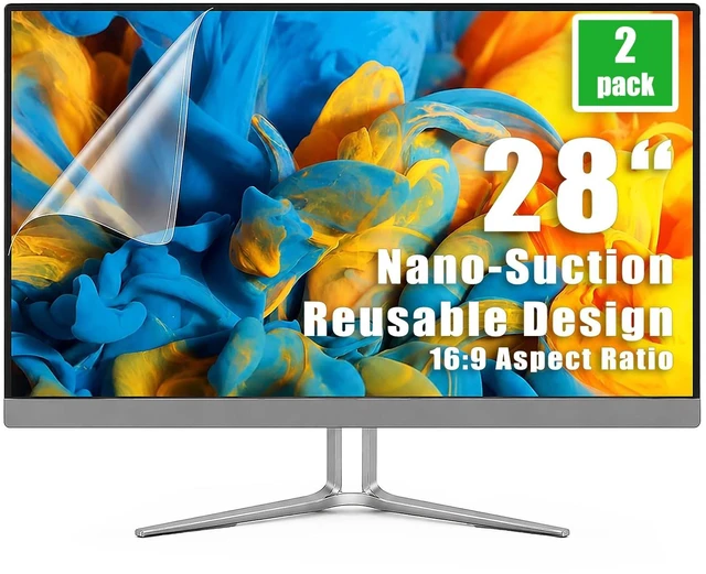 Main image of Twugs 2 Pack 28 Inch 16:9 Monitor Screen Protector - Anti Glare Blue Light