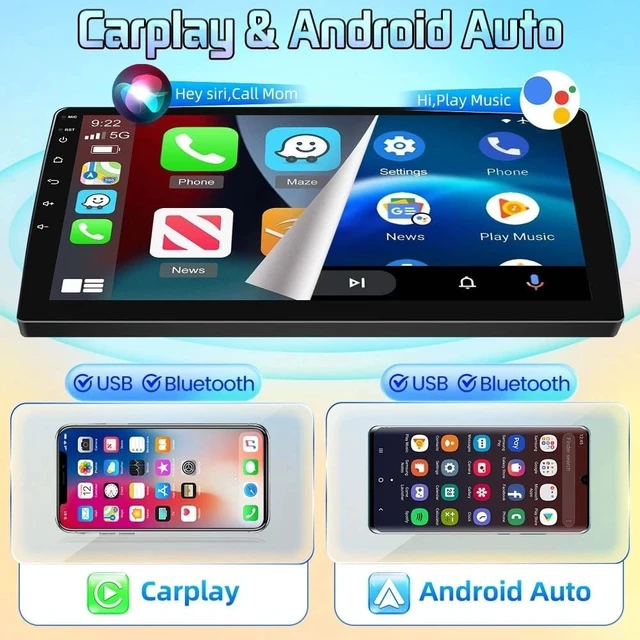 Alt view image 3 of 5 - 2+64G Android 13 Double Din Car Stereo for Chevrolet Malibu 2008-2012 8" Touch Screen Head Unit Car Radio with Carplay Android Auto GPS Navigation Bluetooth WiFi FM RDS DSP SWC