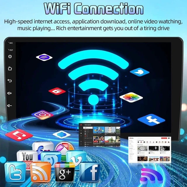 Alt view image 5 of 5 - 2+64G Android 13 Double Din Car Stereo for Chevrolet Malibu 2008-2012 8" Touch Screen Head Unit Car Radio with Carplay Android Auto GPS Navigation Bluetooth WiFi FM RDS DSP SWC