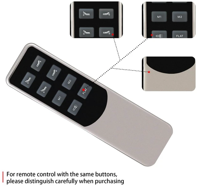 Alt view image 4 of 5 - SJUIF Replacement Remote Control for Mattress Firm 300 Enso Adjustable Bed