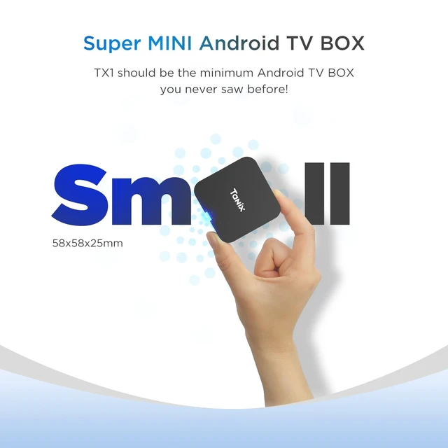 Alt view image 3 of 5 - Android TV Box 10.0, Tx1 Mini Tv Box 2GB RAM 16GB ROM Allwinner H313