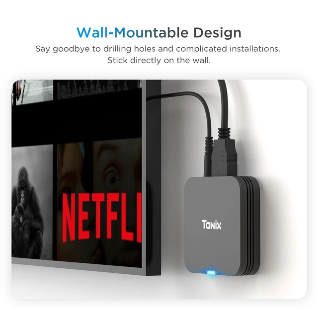 Alt view image 4 of 5 - Android TV Box 10.0, Tx1 Mini Tv Box 2GB RAM 16GB ROM Allwinner H313