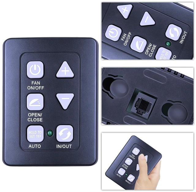 Alt view image 3 of 5 - Replace Remote Control for MaxxAir Vent Corporation 03601K 03651K 03600K