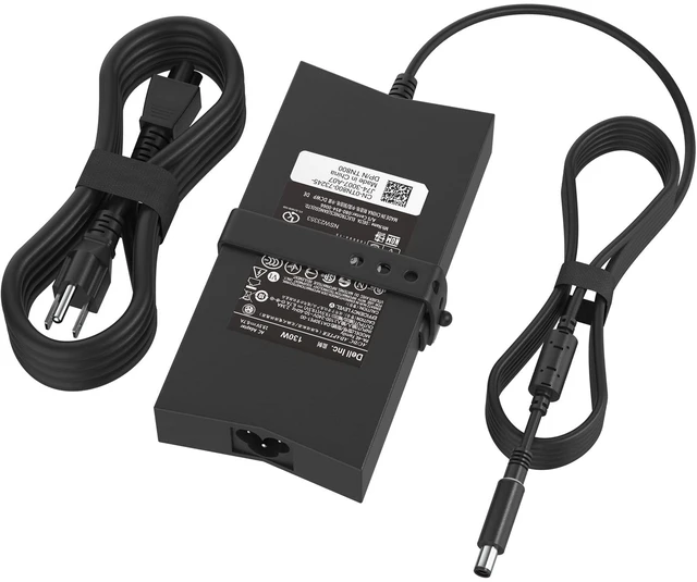 Main image of 130W 19.5V 6.7A DA130PE1-00 Laptop Charger Fit for Dell Inspiron 15 7559 5577 G3 3579, Precision 3510 3520, 7.4mm 5.0mm Big Round Tip AC Adapter with Power Cord