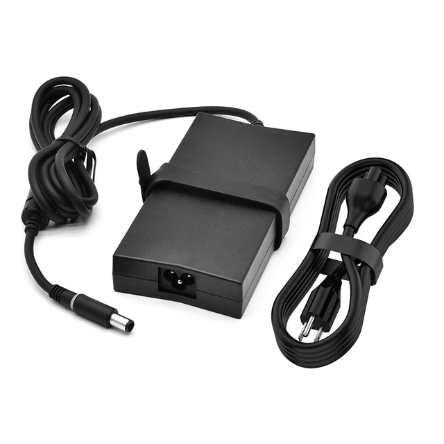 Alt view image 2 of 5 - 130W 19.5V 6.7A DA130PE1-00 Laptop Charger Fit for Dell Inspiron 15 7559 5577 G3 3579, Precision 3510 3520, 7.4mm 5.0mm Big Round Tip AC Adapter with Power Cord