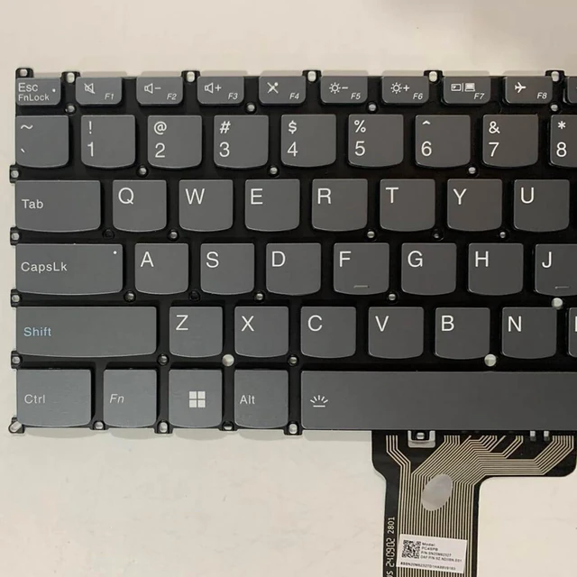 Alt view image 5 of 5 - Laptop Replacement US Layout Keyboard for Lenovo Yoga 7 14IRL8 ARP8 Yoga 7 2-in-1 14AHP9 14IML9 PH4SB-US V222320AS1-US SN21K12158