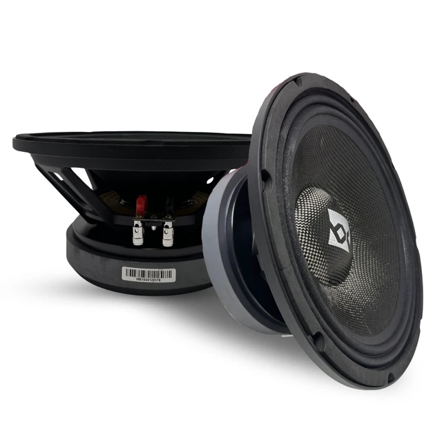 Alt view image 3 of 5 - Bass Rockers10-Inch Water-Resistant Midbass Car Speaker 600W RMS/1200W Max, Carbon Fiber Cone, 2.5 Voice Coil, Die-Cast Aluminum Basket, 8Ohm High-Sensitivity 95dB Midrange/Midbass Loudspeaker