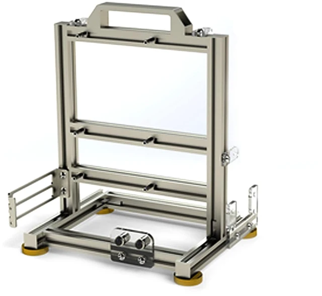Main image of Aluminum Alloy Open Case Gaming Computer Chassis Desktop Bracket Water Cooling Box Itx Personality Creativity