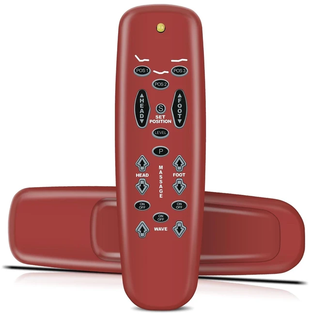 Main image of RYQIF Replacement Remote Control for Flex Fit Plus/Sealy/Wallhugger Scape/Leggett & Platt E95 Basis C3/Tempurpedic Lifestyles S-Cape E95 Adjustable Bed-Red