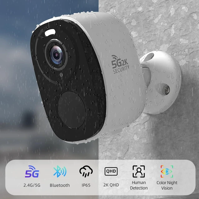 Alt view image 2 of 5 - Rraycom 5G/2.4GHz WiFi Security Cameras Wireless Outdoor/Indoor,2K Video