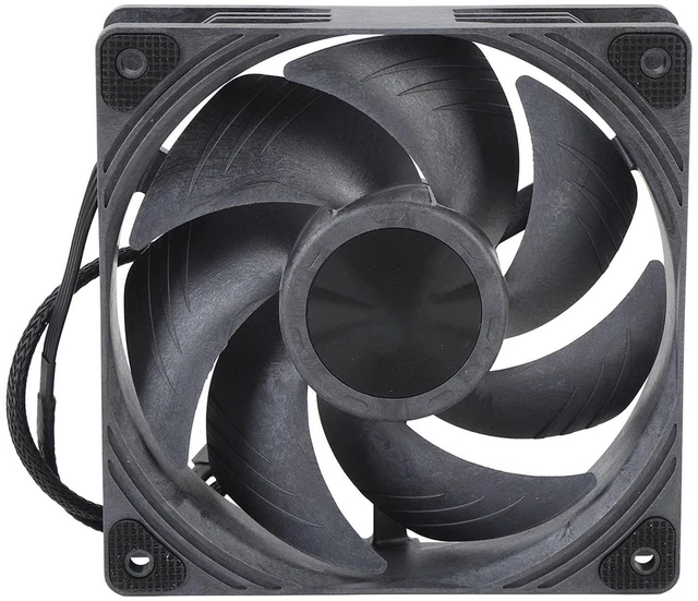 Main image of 120mm Case Fan, 4pin PWM Silent Computer Fan, 3000RPM Double Ball Bearing Cooler Fan, Intelligent Temperature, 43.6dBA Low Noise