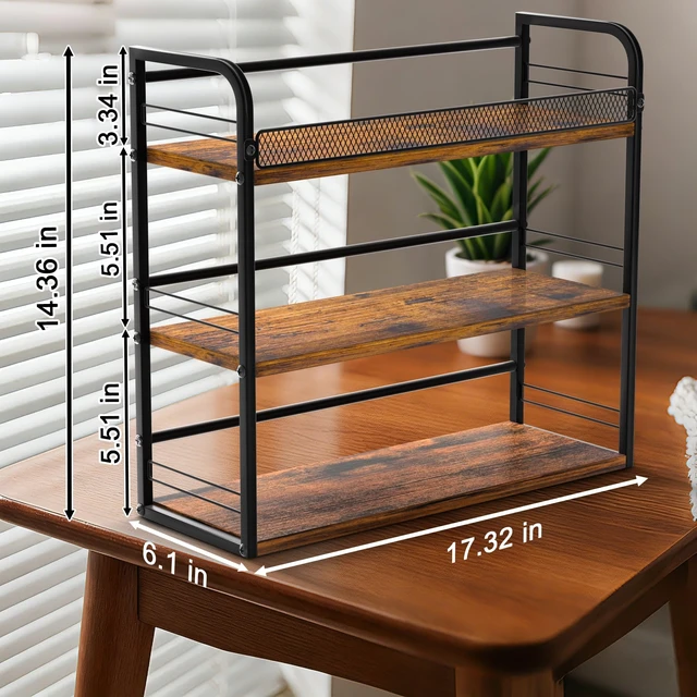 Alt view image 2 of 5 - Alyoen 3-Tier CD Holder, CD Storage Rack, CD Organizer with Display Top Shelf, CD Case Holder for Home Office, Holds Up to 102 CDs Standard, DVD Storage Rack Ideal for Music Enthusiasts