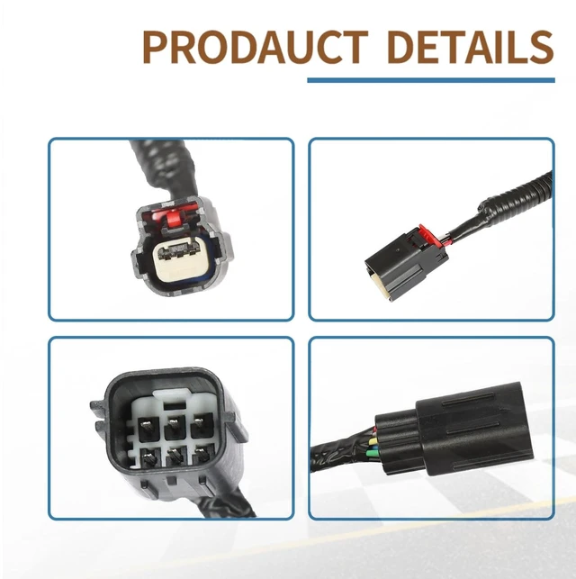 Alt view image 5 of 5 - NBWIYQP Rear Park Assist Sensor Wiring Harness 68031820AA Fit for RAM 2500 3500 2010-2018,09-20 RAM 1500 Classic,Backup Sensor Light Wiring Harness Warning System