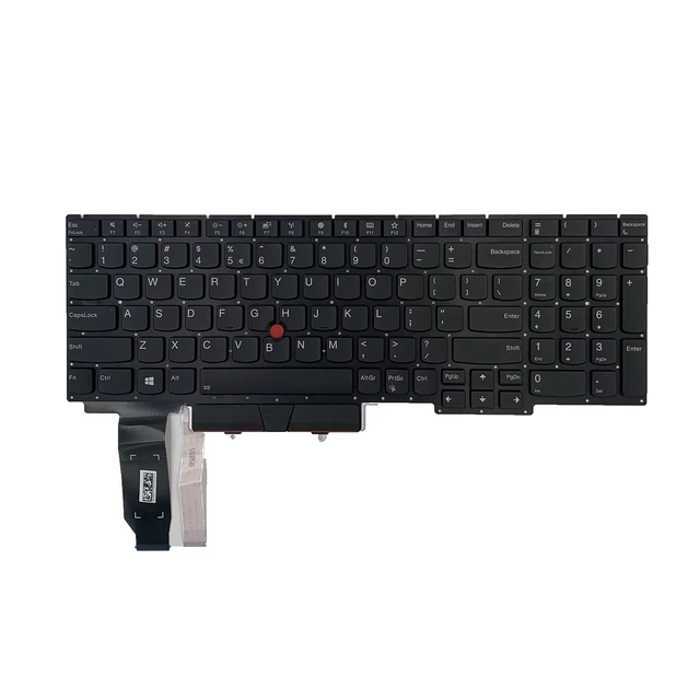 Alt view image 3 of 5 - Laptop Keyboard for Lenovo Thinkpad E15 Gen 1 E15 Gen 2 2020 (20T8 20T9 20TD 20TE) US Layout Replacement Backlit Black