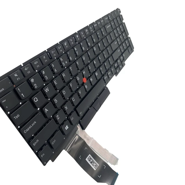Alt view image 4 of 5 - Laptop Keyboard for Lenovo Thinkpad E15 Gen 1 E15 Gen 2 2020 (20T8 20T9 20TD 20TE) US Layout Replacement Backlit Black