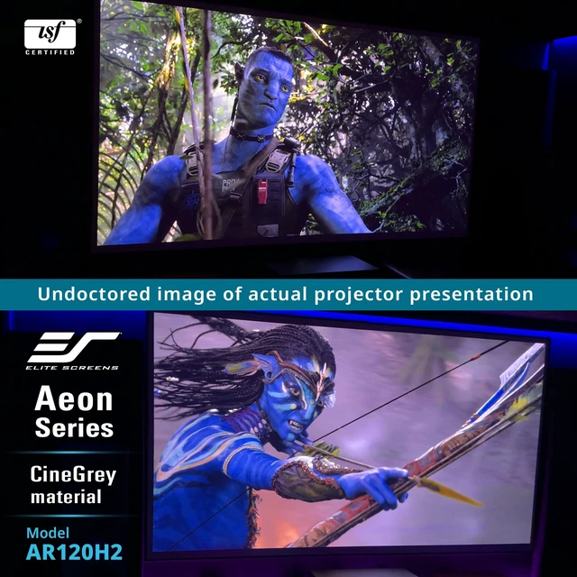 Alt view image 5 of 5 - Elite Screens Aeon Series 158" Fixed Frame Projector Screen AR158H2