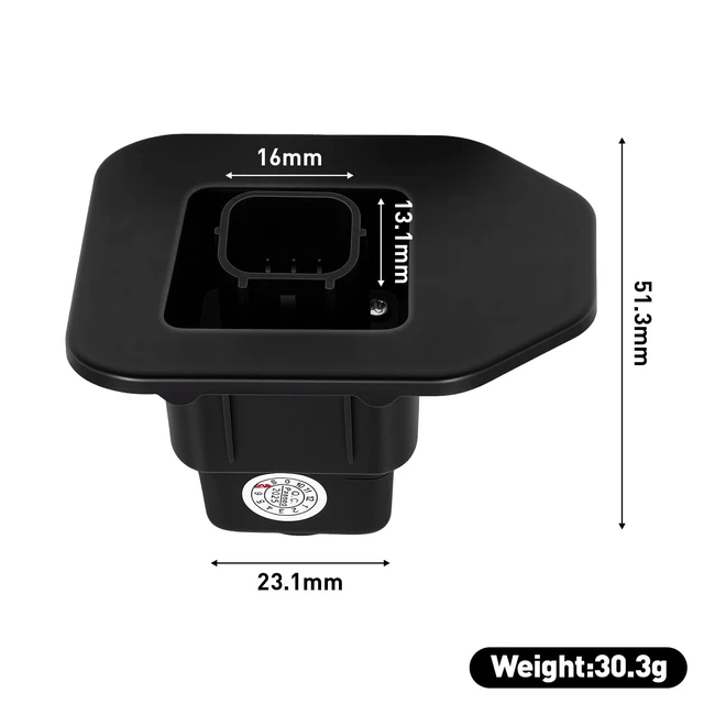 Alt view image 4 of 5 - 284424BA3D Park Assist PAS Camera Compatible with Nissan Murano 2015 2016 2017 2018 2019 2020 2021 2022 2A023.
