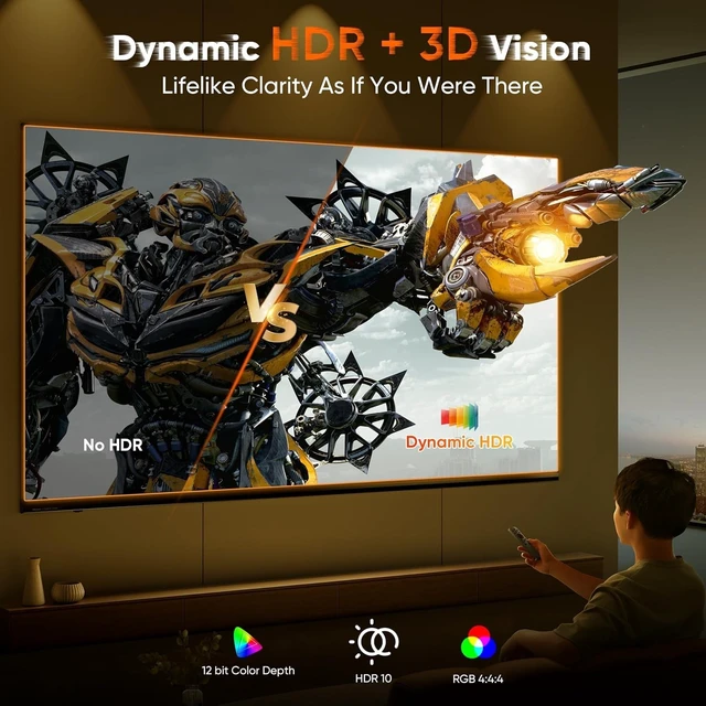 Alt view image 4 of 5 - DisplayPort 1.4 Cable 10 Pack, 6.6FT 32.4Gbps HBR3, 8K@60Hz, 4K@240Hz