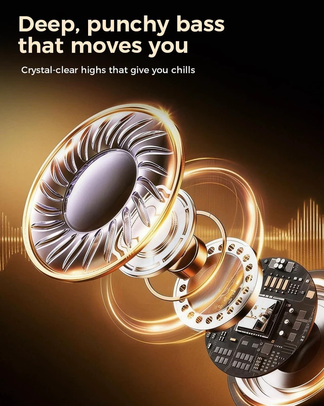 Alt view image 5 of 5 - OJW Open Ear Headphones, Power Without Limits Replaceable Battery Earbuds