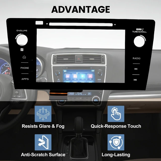 Alt view image 4 of 5 - 8" Touch Screen Digitizer (Phone) fits 2018 2019 Subaru Outback Legacy