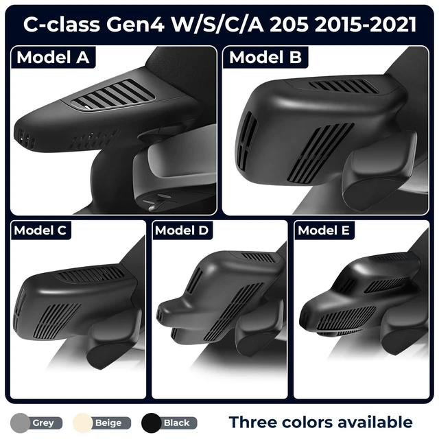 Alt view image 2 of 5 - mangoal 4K Dash Cam for Mercedes-Benz C-Class 2015-2021(Model E Black)