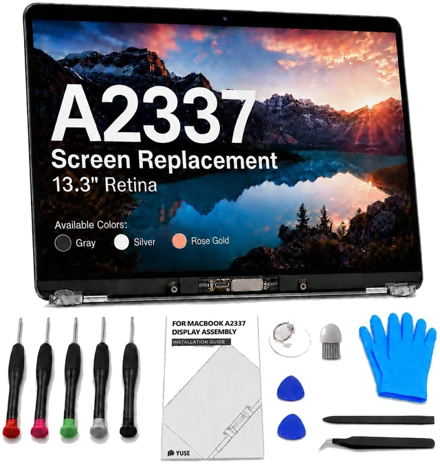 Main image of A2337 Screen Replacement for MacBook Air 13 inch M1 2020 Display-Rose Gold