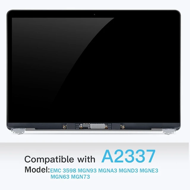Alt view image 3 of 5 - A2337 Screen Replacement for MacBook Air 13 inch M1 2020 Display-Rose Gold