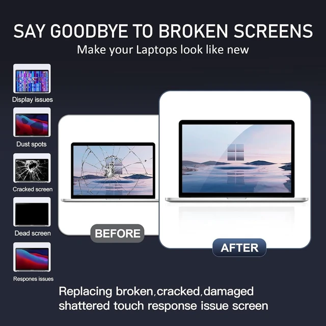 Alt view image 4 of 5 - A2337 Screen Replacement for MacBook Air 13 inch M1 2020 Display-Rose Gold