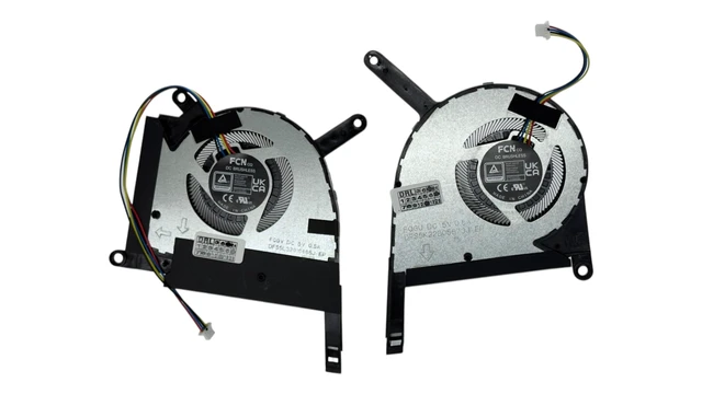 Alt view image 2 of 5 - CPU+GPU Cooling Fan for Asus TUF A15 FA507RC, FA507RE, FA507RF, FA577RE, FX507ZC, FX507ZC4, FX507ZE, FX577ZE, PX507ZC4, TUF507RE, DFS5L32G16486J, DQ5D581F002, DFS5K22B05673J
