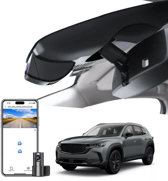 Main image of mangoal 4K Front & 2K Rear 2 Channel HDR Dash Cam, Dual STARVIS 2 IMX678 IMX675, Custom Fit for Mazda CX-50 2023 2024(Model A), 5GHz WiFi, GPS, 128GB Card