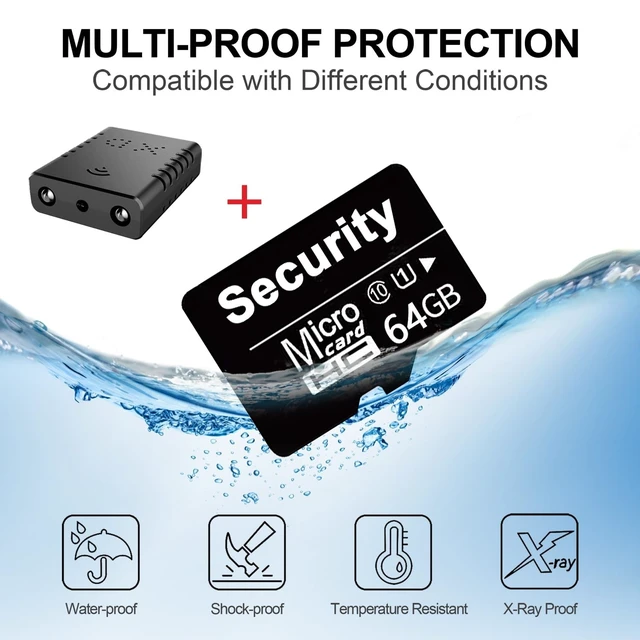 Alt view image 2 of 5 - Free 64GSmallest Wireless WiFi Battery Camera,Concealed Camera with HD1080P Video Recording Live Feed Baby Monitor,Upgrade Night Vision,Motion Detection,Cloud Storage Security with iOS AndroidA