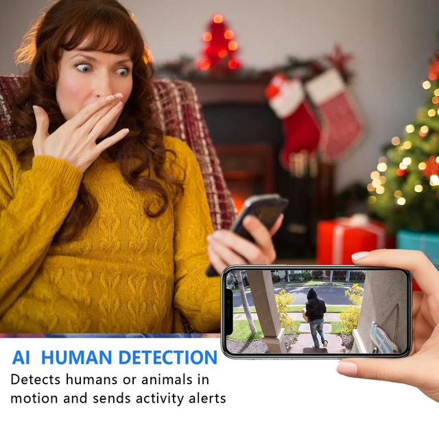 Alt view image 5 of 5 - Free 64GSmallest Wireless WiFi Battery Camera,Concealed Camera with HD1080P Video Recording Live Feed Baby Monitor,Upgrade Night Vision,Motion Detection,Cloud Storage Security with iOS AndroidA