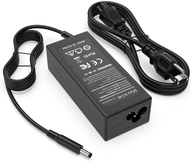 Main image of 65W 4.5mm Adapter Compatible with Dell Pro 15 14 Essential PV15250 PV14250 PV15255 PV14255,Compatible with Dell Pro Micro QCM1250 QCM1255 Business/Student Laptop Charger