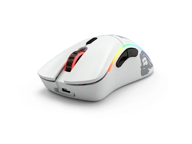 Alt view image 5 of 5 - GLORIOUS Model D- (Minus) Wireless Gaming Mouse - 67g Superlight Honeycomb Design, RGB, Ergonomic, Lag Free 2.4GHz Wireless, Up to 71 Hours Battery - Matte White