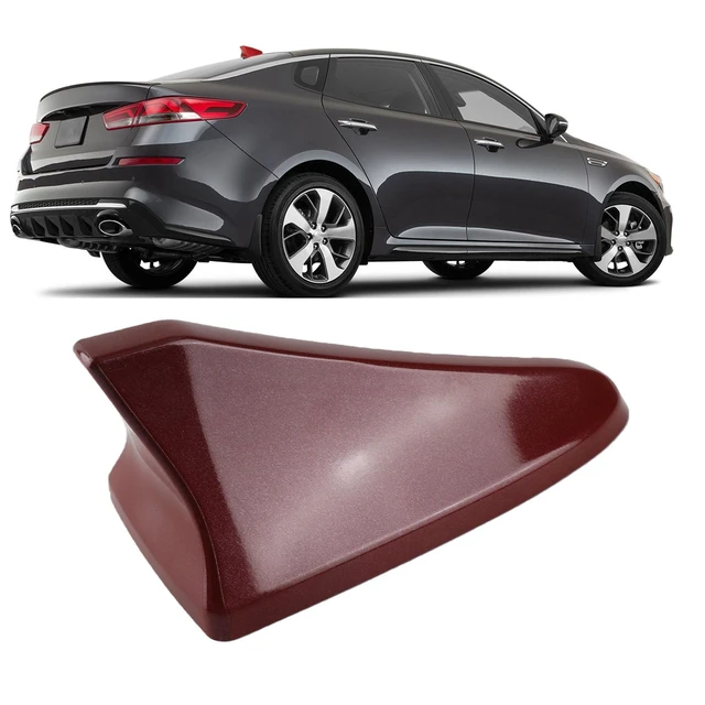 Alt view image 5 of 5 - Fin Roof Antenna Cover, Signal Enhancement Chip, Static Electricity Release, ABS Material, Compatible with Optima, Sonata, Sedan, Genesis Sedan G80, Coupe, OE Number: 96219 (Red)
