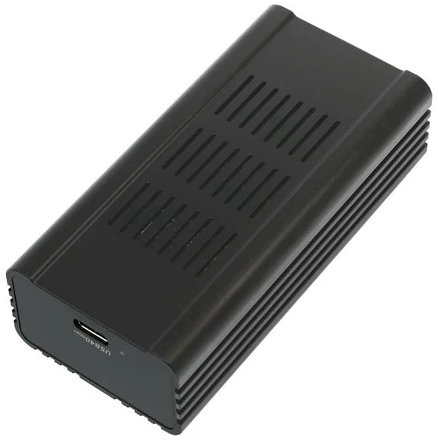 Alt view image 4 of 5 - USB 4.0 Type-C to 10 Gigabit SFP+ Port Fiber Ethernet Network Adapter USB-C to 10GbE for USB4/Thunderbolt 3/4/5, Aluminum Housing, Bus Powered, Backward Compatible with Multi Gigabit Networks