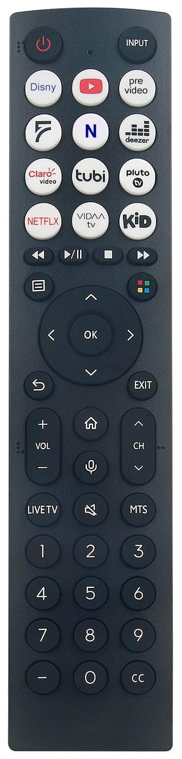 Main image of Allimity ERF2D36H Voice Relaced Remote Control Fit for HISENSE Smart TV 43A53FUV 43A51HUV 50A53FUV 55A53FUV 65A53FUV 50A66FUA 65A66FUA 50A51HUV 70A6109FUWA 55A66FUA