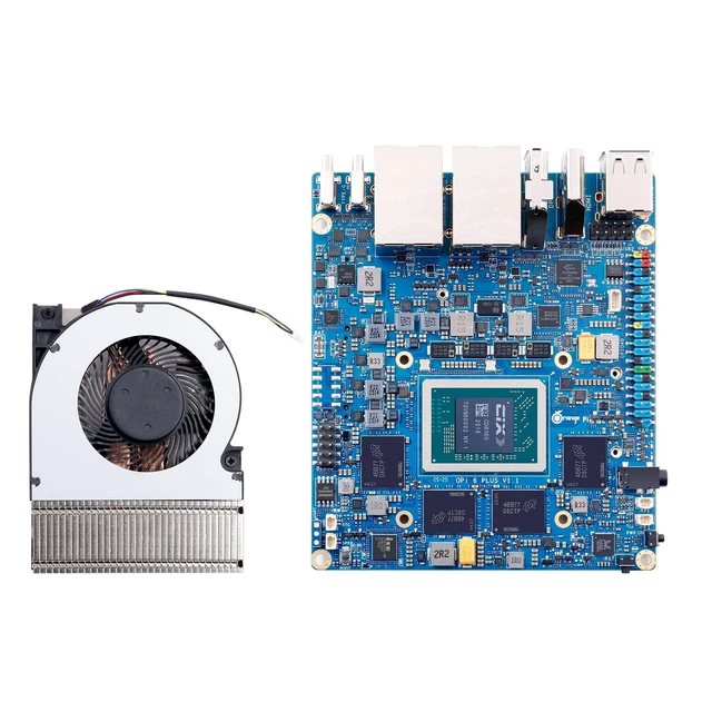 Main image of Orange Pi 6 Plus 16GB/32GB LPDDR5 CIX CD8180/CD8160 12-Core Single Board Computer with Active Cooling System, Support 45 Tops AI Computing Power, Mini PC Run Ubuntu/Debian/Android/Windows/ROS2 (16GB)