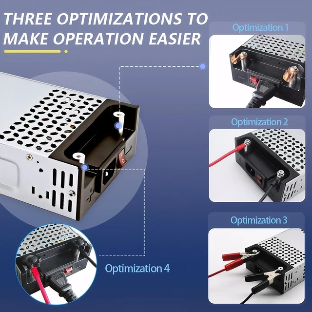 Alt view image 2 of 3 - 110V AC to DC 12V Converter 120V to 12V 30A 360W Power Supply