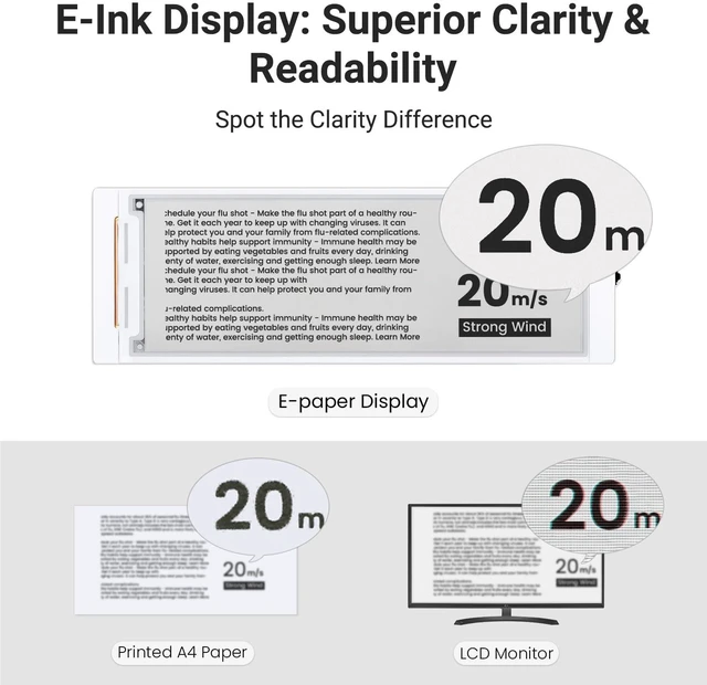 Alt view image 4 of 5 - IoTeikXgo 5.79 Inch E-Ink Display with ESP32-S3 Development Board