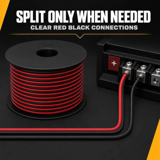 Alt view image 5 of 5 - GS Power 20 AWG Wire 200ft - OFC Copper Automotive Speaker Wire Spool