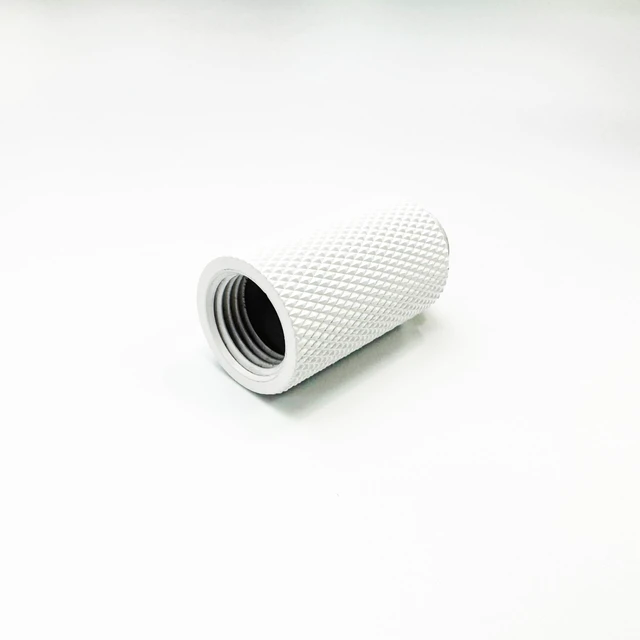 Alt view image 5 of 5 - Dracaena.io 6-Pack G1/4 Extender Fitting 30mm, M-F, White, Brass