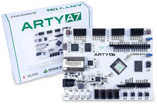 Main image of Arty A7: Artix-7 FPGA Development Board for Makers and Hobbyists (Arty A7-100T)